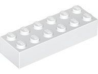 Tijolo 2x6 Branco