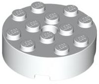 Tijolo Redondo 4x4 Branco