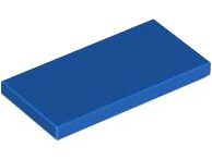 Placa Lisa 2x4 Azul