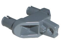 Dobradiça com 2 pinos e um encaixe Cinza Escura