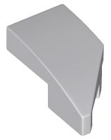 Cunha 1x2 com encaixe esquerda Cinza Claro