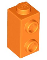 Tijolo Modificado 1x1x1 2/3 Laranja