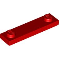 Placa Modificada 1x4 Vermelho