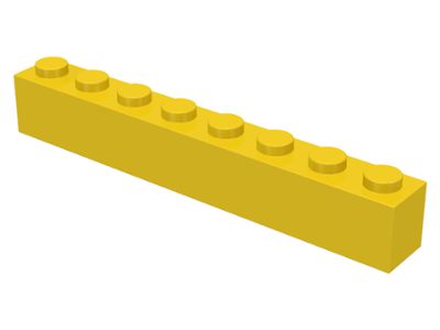 Tijolo 1x8 Amarelo