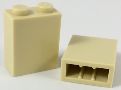 Tijolo 1x2x2 Bege