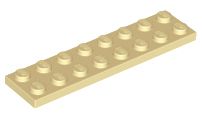 Placa 2x8 Bege