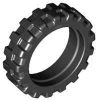 Pneu 21x6mm Preto