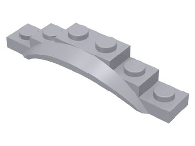 Para-Lamas 1x1/2x6x1 com arco Cinza Claro