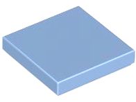 Placa Lisa 2x2 Medium Blue