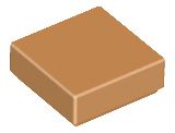 Placa Lisa 1x1 Medium Nougat