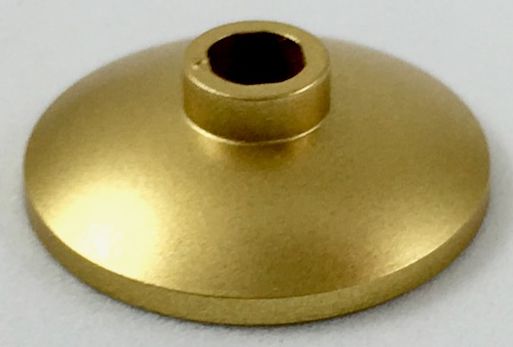 Disco 2x2 invertido - Radar Dourado Metálico