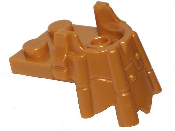 Placa Modificada 2x2 com suporte para cabeça de minifigura perolada