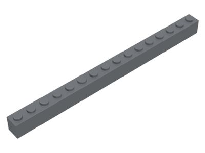 Tijolo 1x16 Cinza Escuro