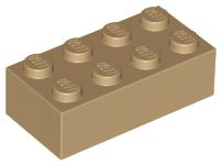 Tijolo 2x4 Bege Escuro