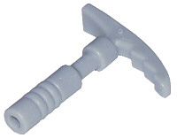 Picareta para gelo cinza clara