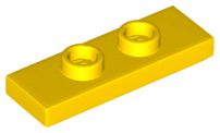 Placa Modificada 1x3 Amarela