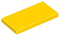 Placa Lisa 2x4 Amarela