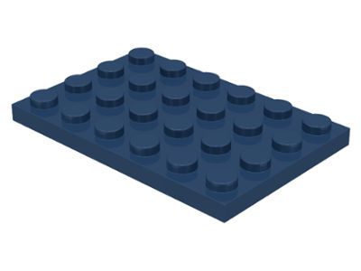 Placa 4x6 Azul Escura