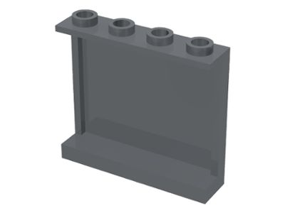 Painel 1x4x3 Cinza Escura