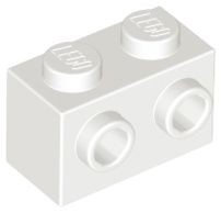 Tijolo Modificado 1x2 Branco