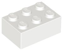Tijolo 2x3 Branco