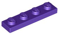 Placa 1x4 - Dark Purple - Roxa