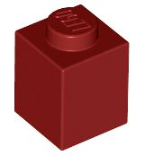Tijolo 1x1 Dark Red