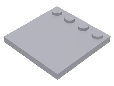 Placa Modificada 4x4 Cinza Claro