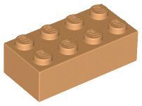 Tijolo 2x4 Medium Nougat