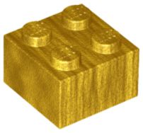 Tijolo 2x2 Perolado