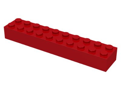 Tijolo 2x10 Vermelho
