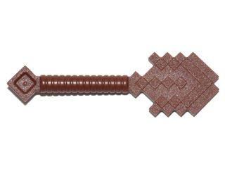 Pá pixelizada (Minecraft) Marrom