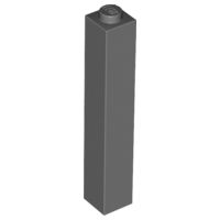Tijolo 1x1x5 Cinza Escura