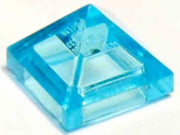Inclinação quádupla 45 1x1x 2/3 Translúcida Azul Clara