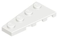 Placa 4x2 esquerda Branca