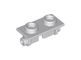 Dobradiça peça superior 1x2 Cinza Claro