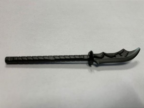 Arma Ninjago Naginata Cinza Escura Perolada