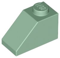 Tijolo Inclinado 45 2x1 Sand Green