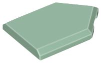 Placa modificada 2x3 Pentagonal Sand Green