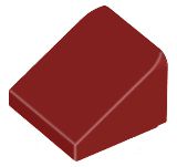 Inclinação 30 1x1x2/3 Dark Red