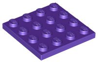 Placa 4x4 Dark Purple