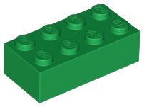 Tijolo 2x4 Verde