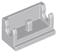 Dobradiça 1x2 - Base Cinza Claro