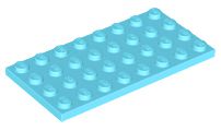 Placa 4x8 Medium Azure