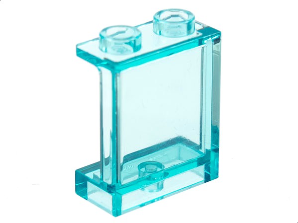 Painel 1x2x2 Translúcido Azul Claro