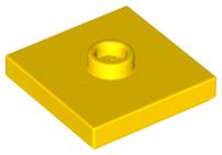 Placa Modificada 2x2 com conector no centro Amarela