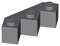 Tijolo Modificado 3x3 Cinza Escuro