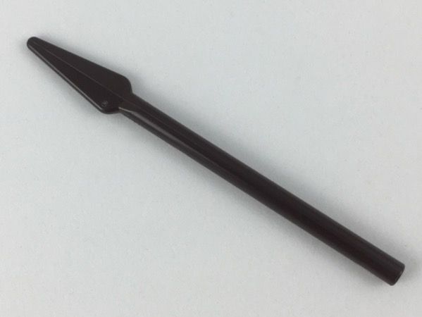 Lança com ponta plana Marrom Escura