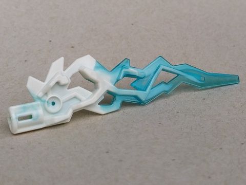 Acessório de Arma Hero Factory  com desenho azul translúcido