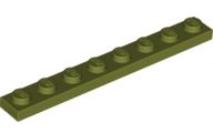 Placa 1x8 Olive Green